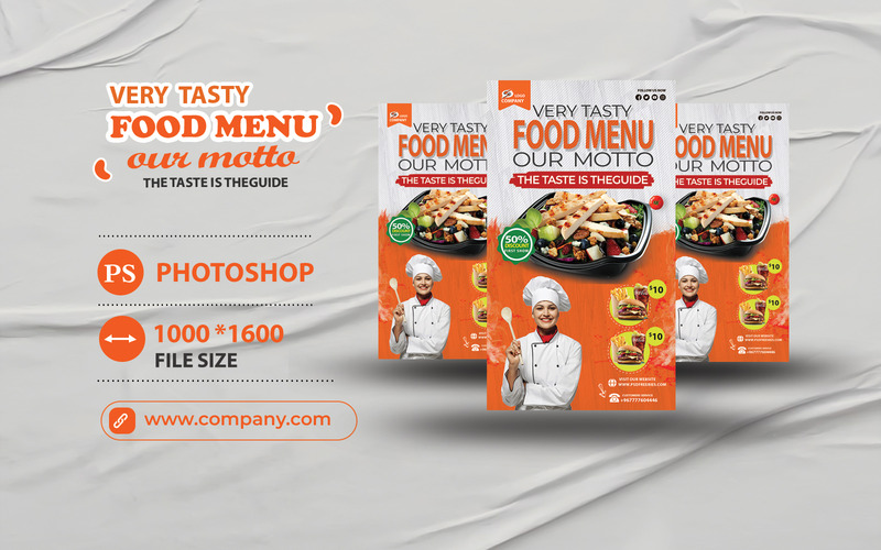 Fast Food Restaurant Menu Banner Another - Features Image 4