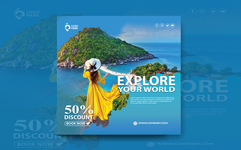 Flyer Template - Modern Travel Agency - Tourist Trips - Other - Features Image 6