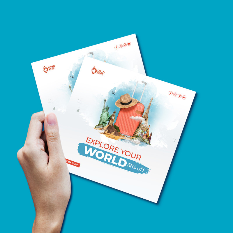 Modèle de Flyer d'agence de voyage touristique - Caractéristiques de l’image 4