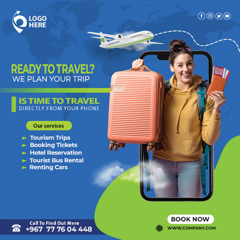 Modern reisbureau flyer sjabloon - reis - reizen - vrije tijd - avontuur - andere - Features Image 6