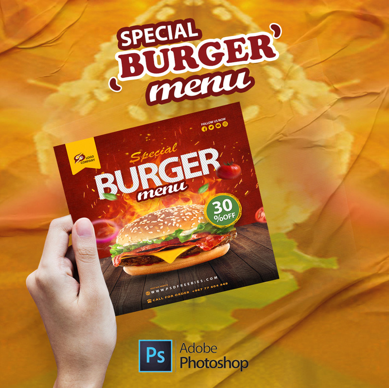 Fast Food Restaurant Menu Flyer - Features Image 2