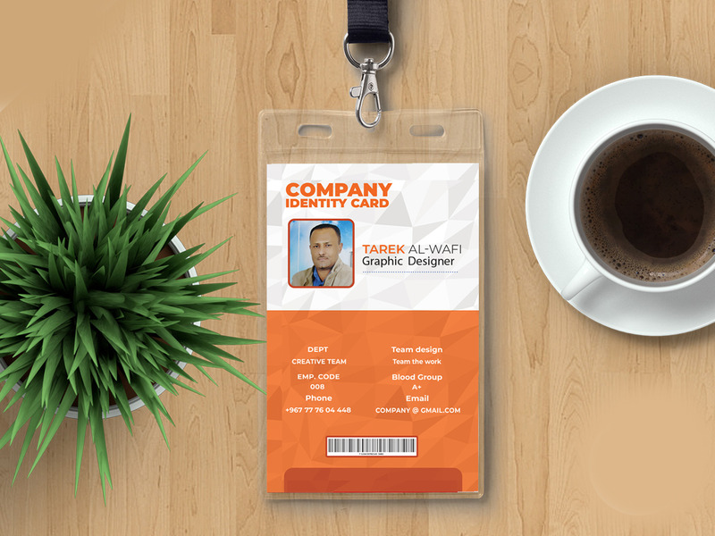 Orange Corporate Identity Card Design - Features Image 3