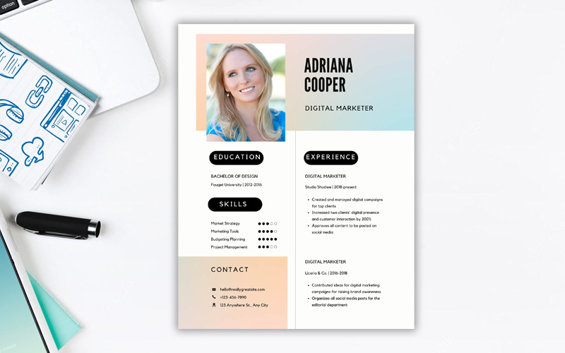Printable Resume Template PDF Pasted - 3a36975d0fa0b9e6f5cc8e47f009508c 