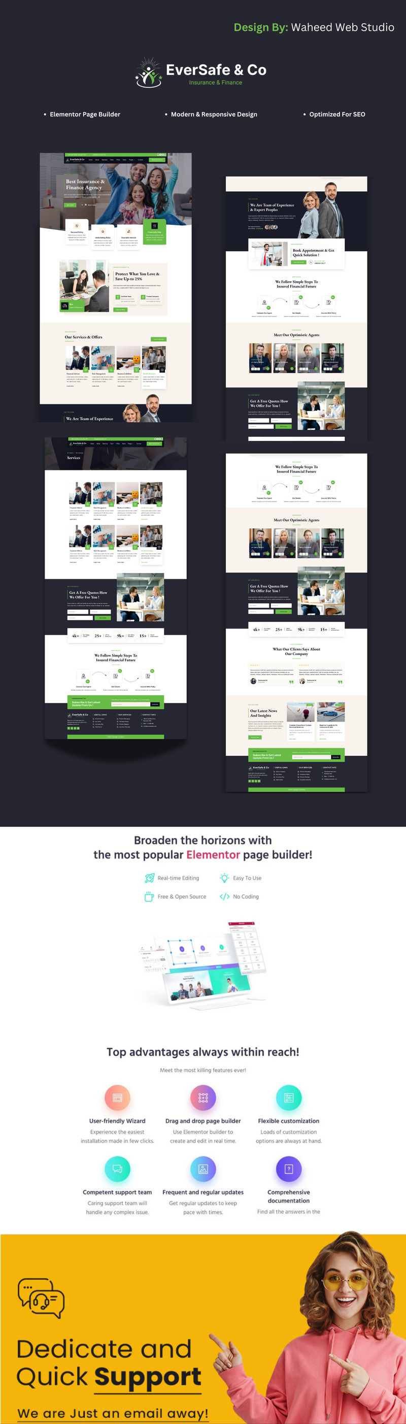 EverSafe-金融和保险服务 WordPress 主题 - Features Image 1