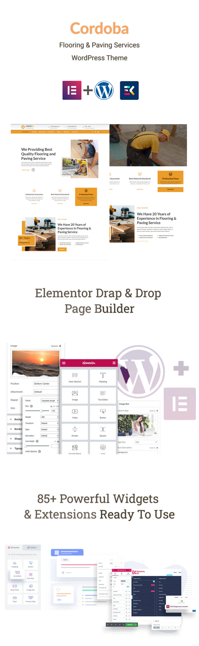 Cordoba - Flooring and Paving Services WP Theme - Features Image 1