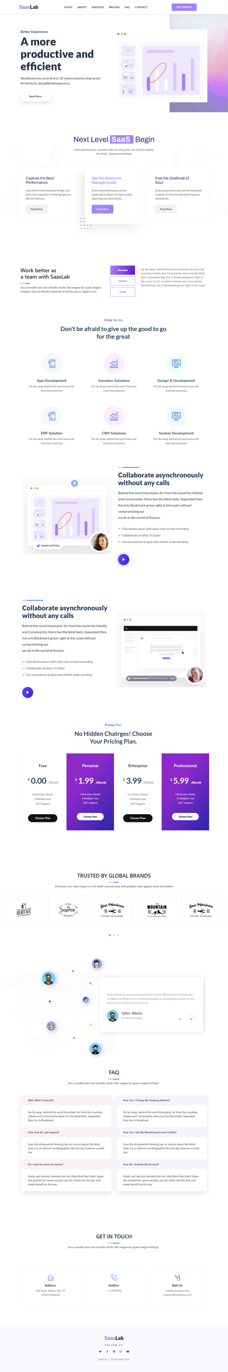 SaasLab — одностраничная тема WordPress для SaaS, приложений и ИТ-решений - Features Image 2