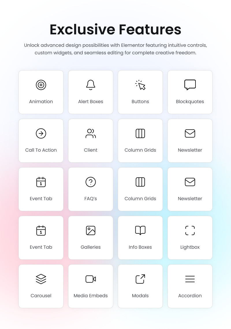 Zentro – Creative Multipurpose WordPress Theme with Elementor Page Builder - Features Image 5