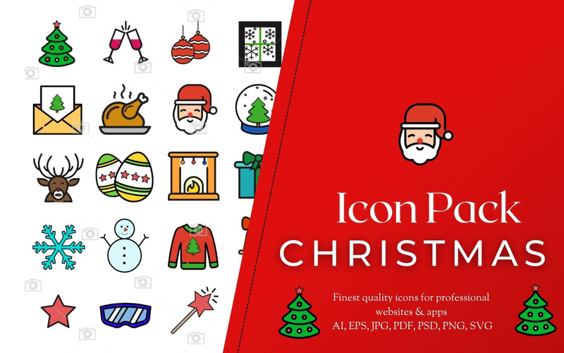 Christmas Mega Pack (50 high quality Icons) - Features Image 1