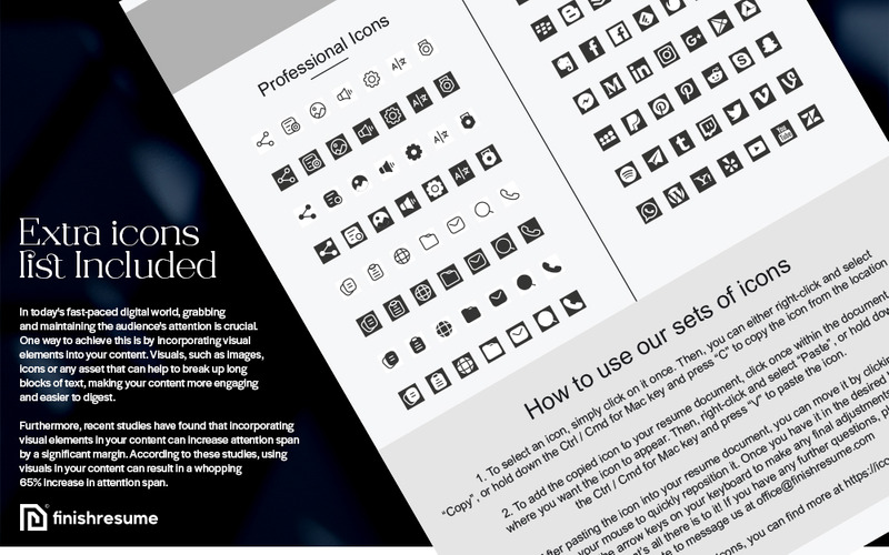 Game developer Resume Template | Finish Resume - Features Image 6