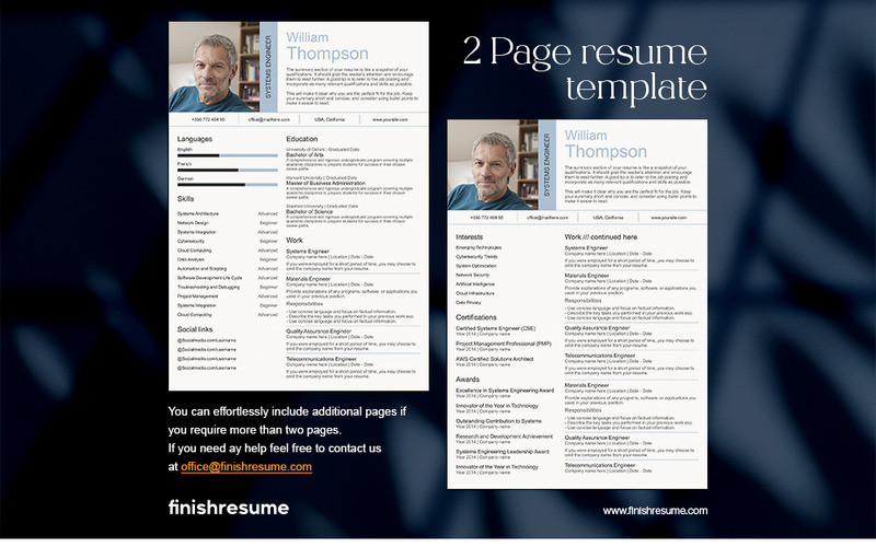 Systems engineer Resume Template | Finish Resume - Features Image 2