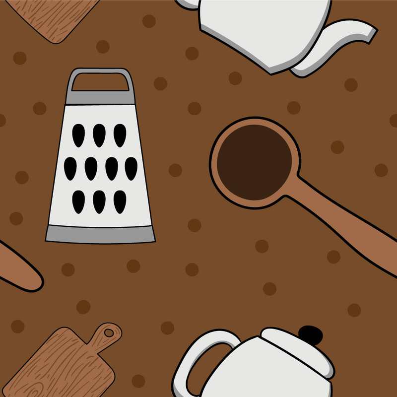 Kitchen Seamless Vector Pattern - Features Image 3