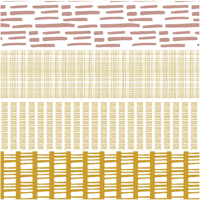 Modelli disegnati a mano delle linee del tramonto - Caratteristiche Immagine 5