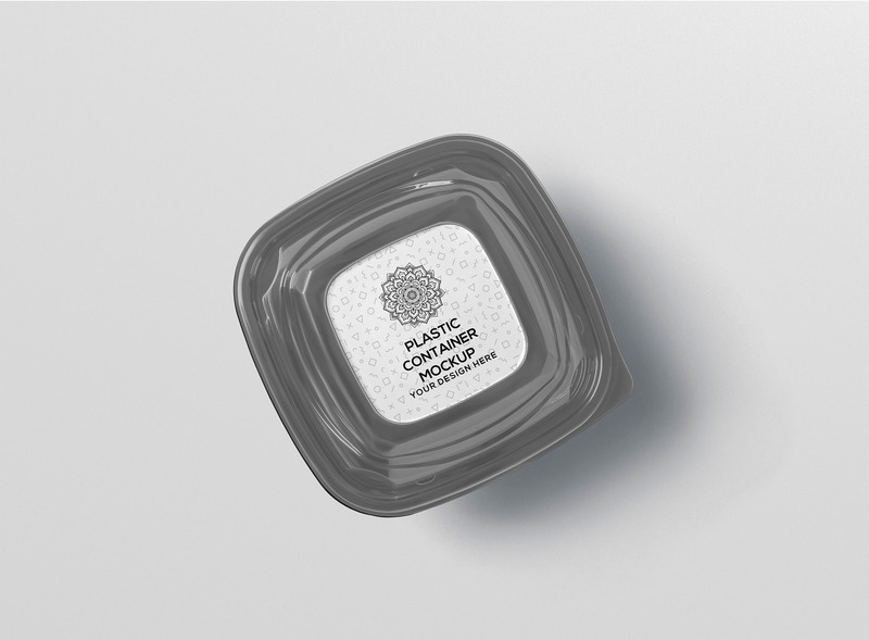 Mockup di contenitore da asporto in plastica - Caratteristiche Immagine 2