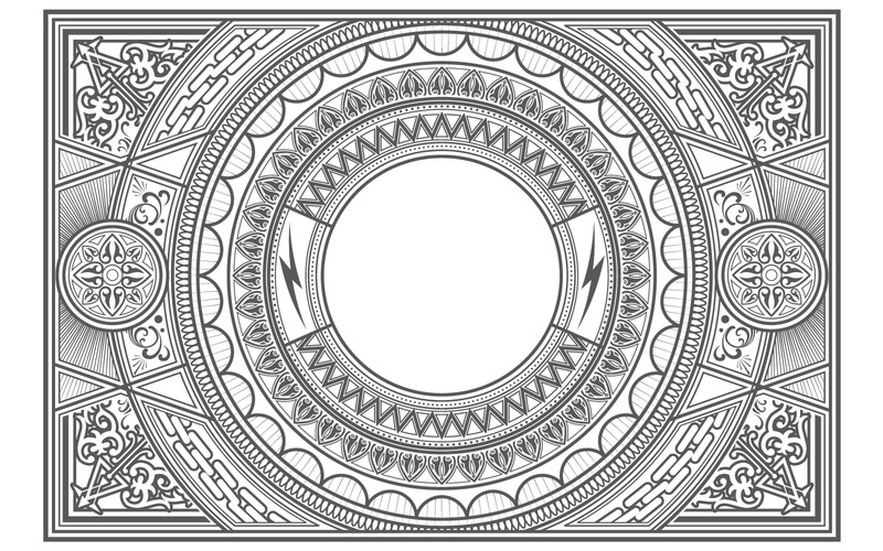Rectangle Ornamental Frames in Vector - Features Image 6