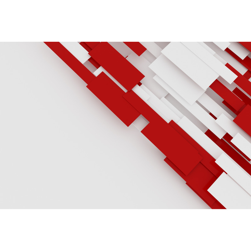 3d geometrische abstrakte Hintergründe rot weiß - Eigenschaften Bild 3
