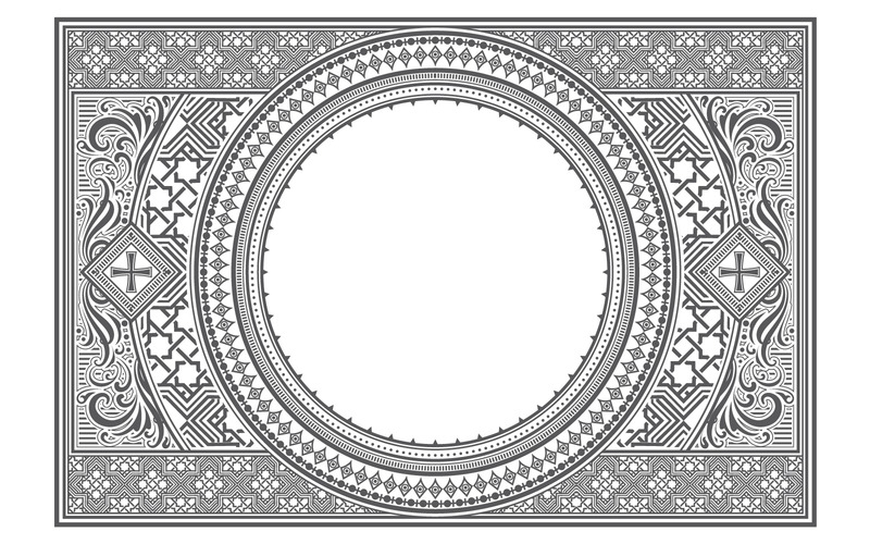 Rectangle Ornamental Frames in Vector - Features Image 5