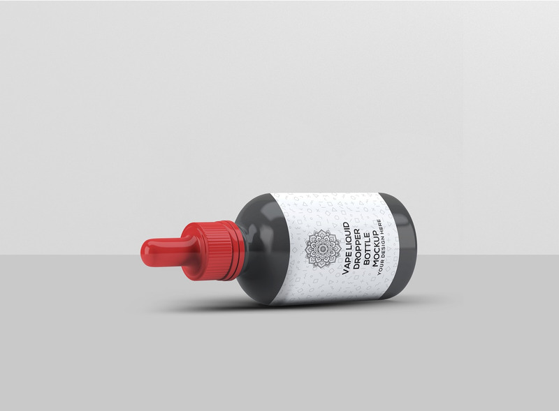 Flacone contagocce liquido Vape Mock-Up - Caratteristiche Immagine 4