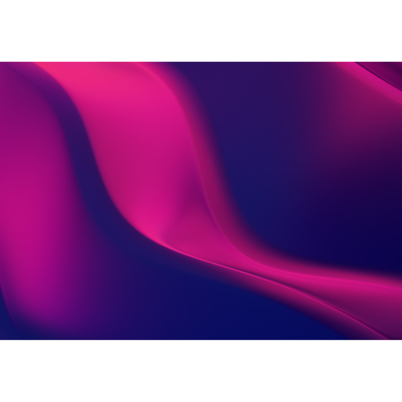 Rendering 3d astratto di onde morbide - rosa e blu - Caratteristiche Immagine 3