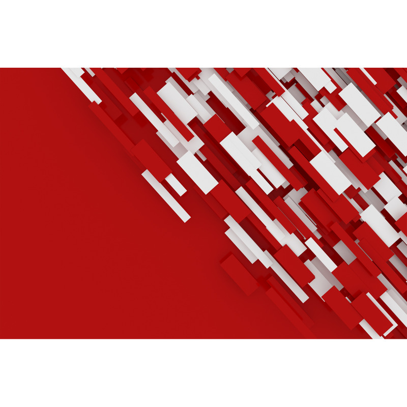 3d geometrische abstrakte Hintergründe rot weiß - Eigenschaften Bild 9