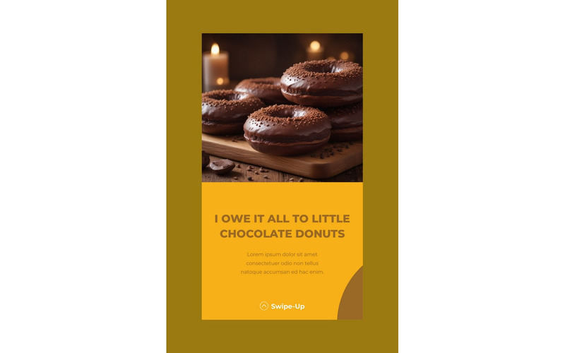Instagram Stories Chocolate Donuts - Features Image 1