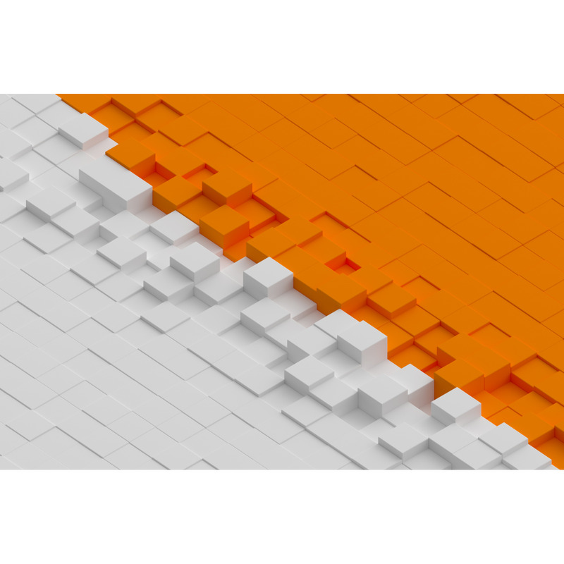 3D Würfel Hintergründe Orange und Weiß - Eigenschaften Bild 2