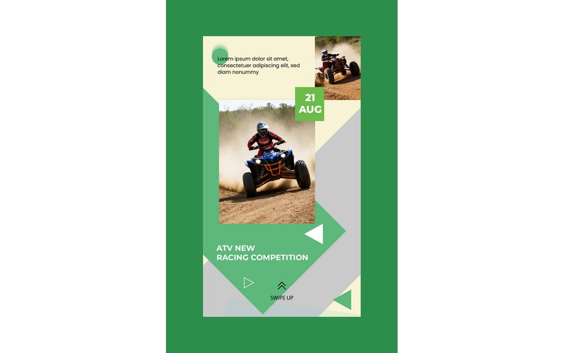Instagram Stories ATV New Racing Competition - Features Image 1
