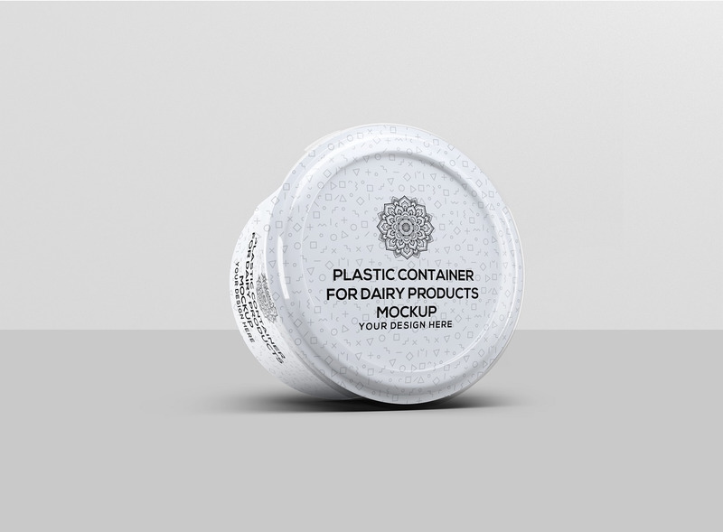 Contenitore in plastica per prodotti lattiero-caseari Mockup - Caratteristiche Immagine 5