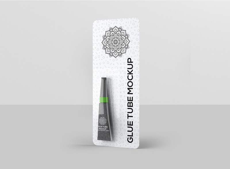 Mockup di imballaggio con colla super - Caratteristiche Immagine 7
