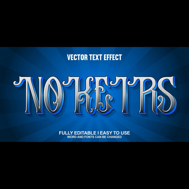 Nokeirs Fully Editable Vector 3D Text Effect - Features Image 1