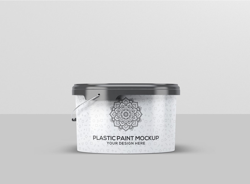 Paint Bucke - Modello di secchio di vernice in plastica - Caratteristiche Immagine 2