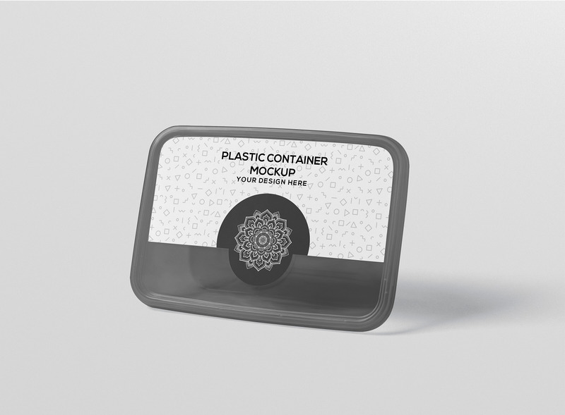 Rectangular Plastic Container Mockup - Features Image 3