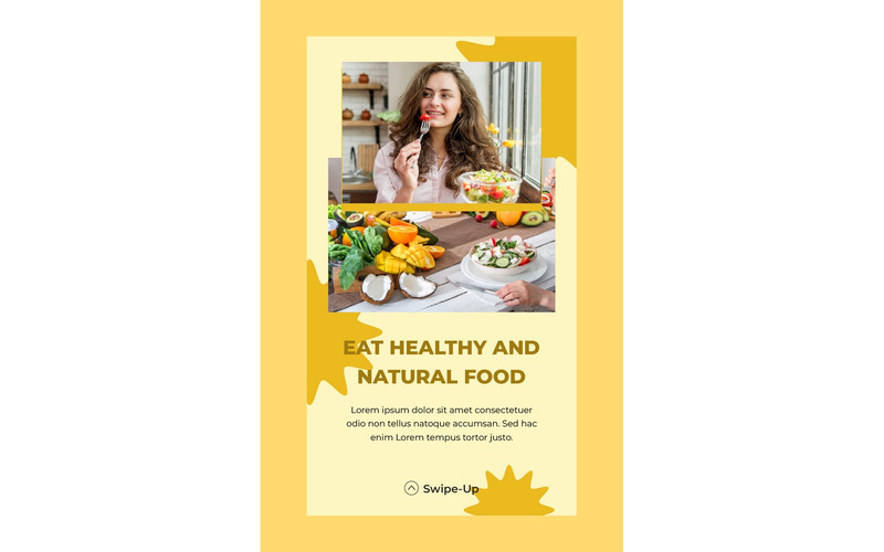 Instagram Stories Eat Healthy Food - Features Image 1