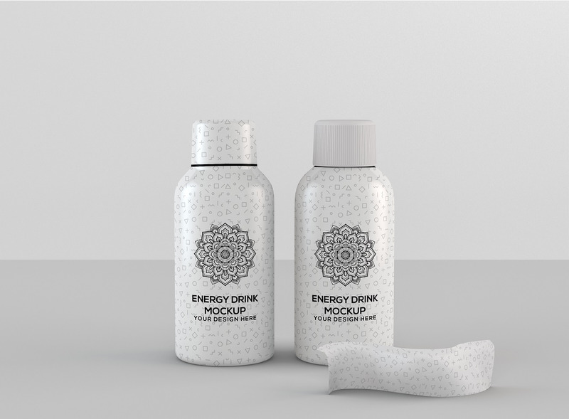 Energy Shot Energy Drink Mockup - Features Image 8