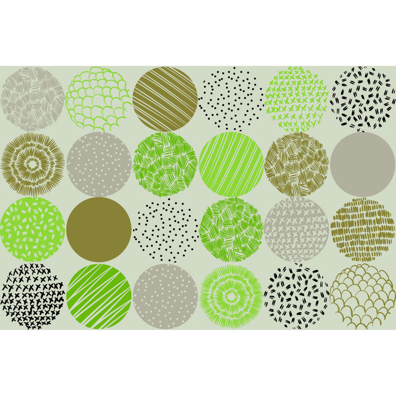 Decori rotondi Memphis Elements Seamles Patterns - Caratteristiche Immagine 3