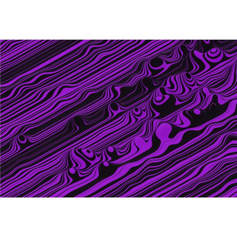 Sfondo astratto di linee ondulate - viola e nero - Caratteristiche Immagine 2
