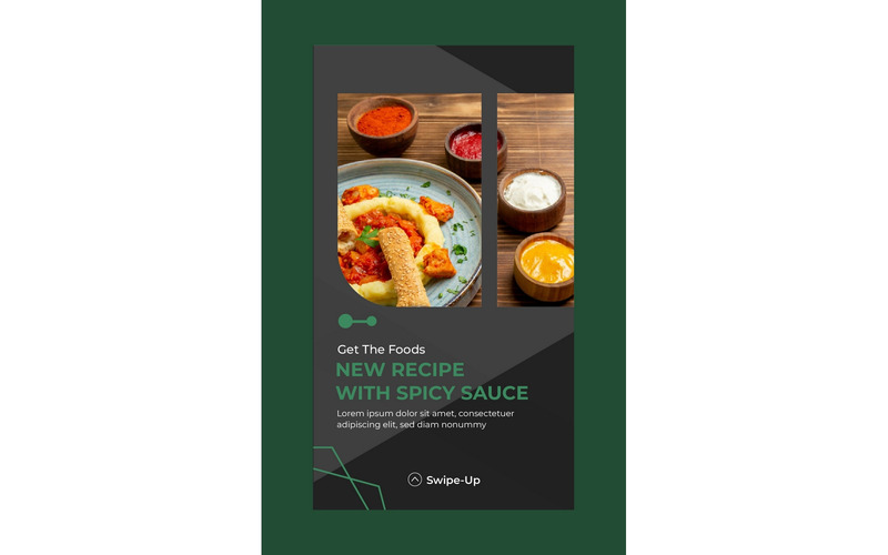Instagram Stories New Recipe With Spicy Sauce - Features Image 1