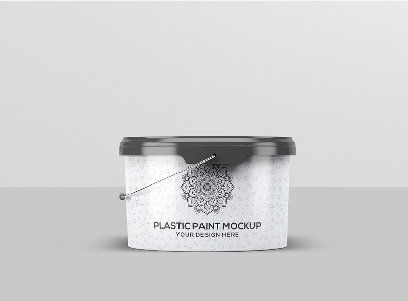 Paint Bucke - Modello di secchio di vernice in plastica - Caratteristiche Immagine 3