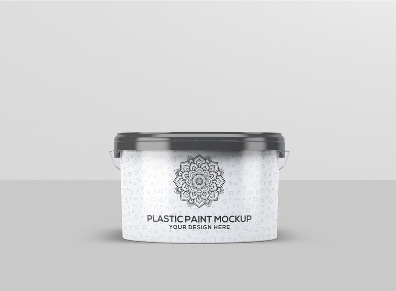 Paint Bucke - Modello di secchio di vernice in plastica - Caratteristiche Immagine 1