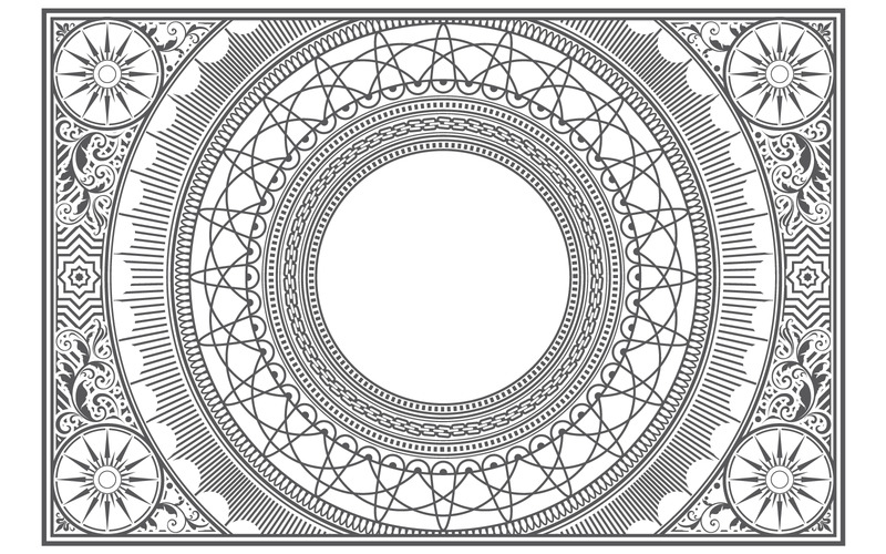 Rectangle Ornamental Frames in Vector - Features Image 7