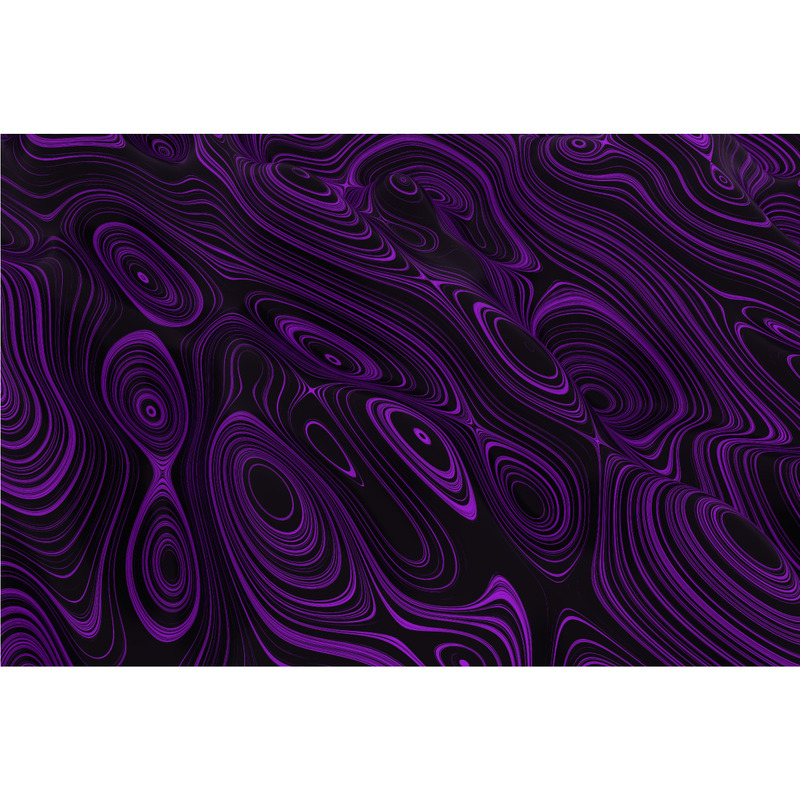 Abstract Wavy Lines Background - Purple and Black