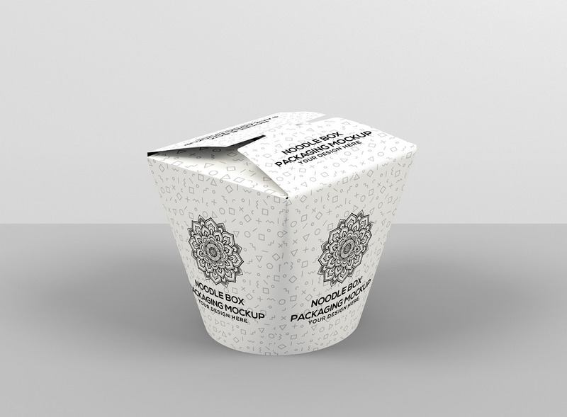 Макет упаковки коробки с круглым основанием - Features Image 1
