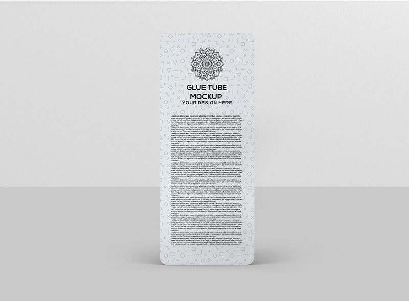 Mockup di imballaggio con colla super - Caratteristiche Immagine 8
