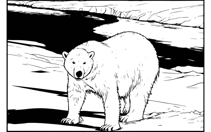 Isbjörnspackis 1 (AI-illustrationsbild + vektorgrafik) - Features Image 2