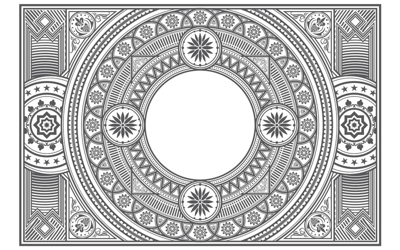 Rectangle Ornamental Frames in Vector - Features Image 1