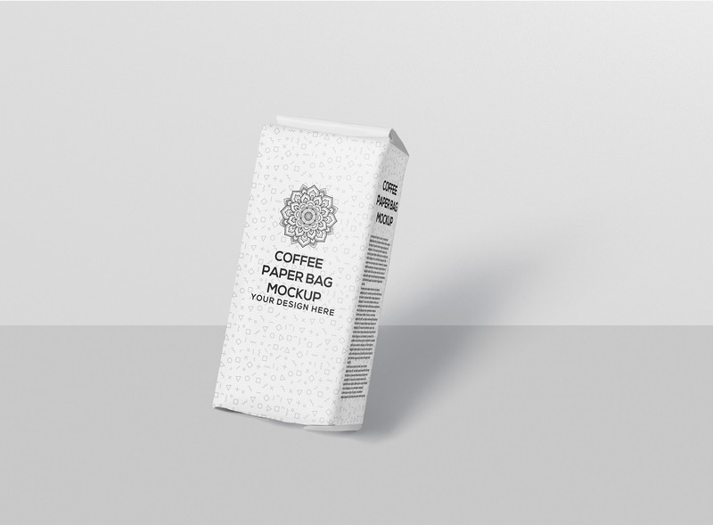 Borsa da caffè - Mock-Up di sacchetto di carta da caffè - Caratteristiche Immagine 5