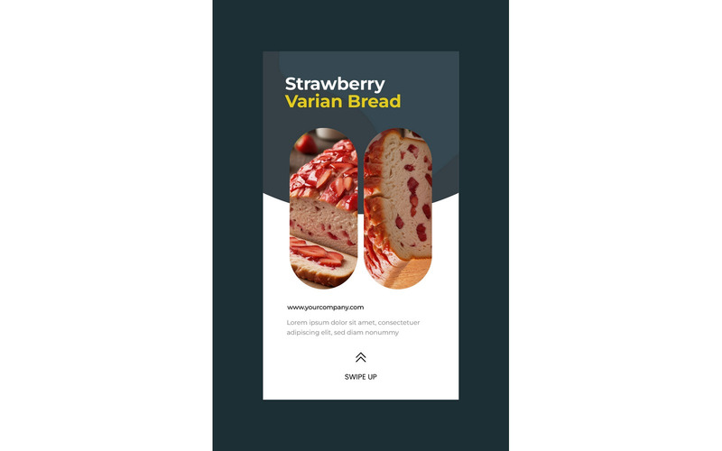 Instagram Stories Strawberry Varian Bread - Features Image 1