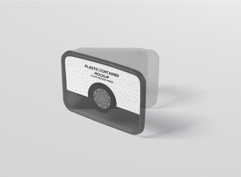 Rectangular Plastic Container Mockup - Features Image 5