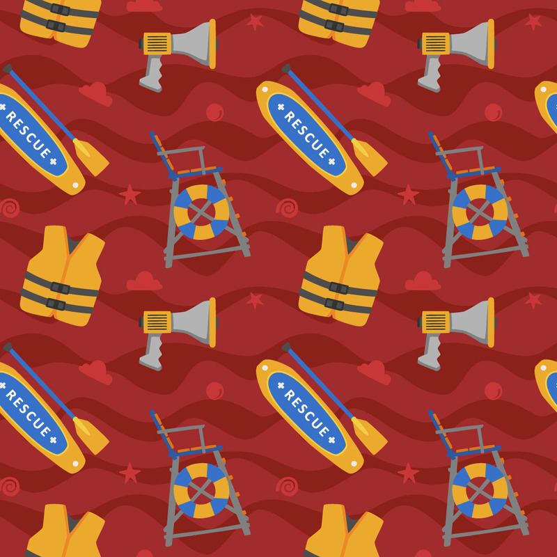 Lifeguard Seamless Pattern - Features Image 3