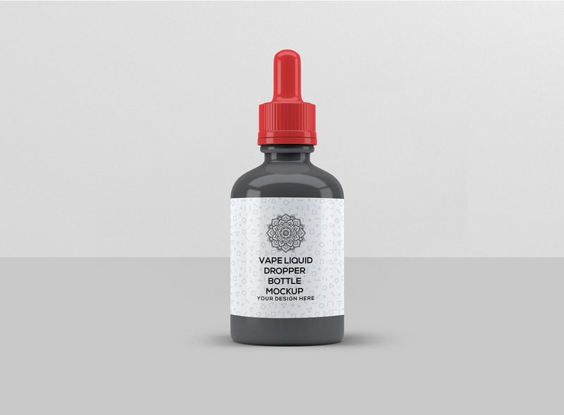Flacone contagocce liquido Vape Mock-Up - Caratteristiche Immagine 1