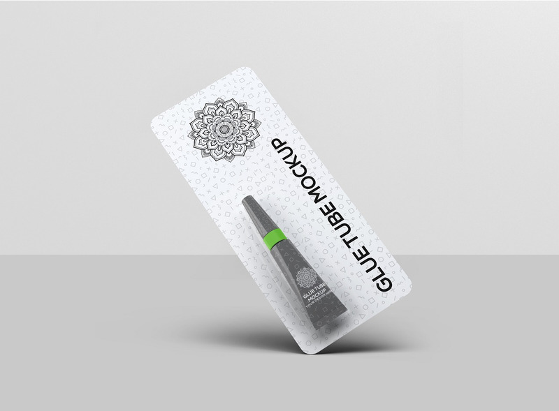 Mockup di imballaggio con colla super - Caratteristiche Immagine 10